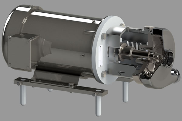 Inline shear mixer